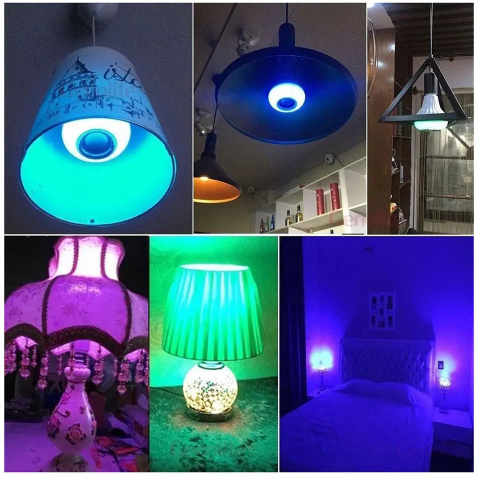 Bombilla LED con Altavoz Bluetooth