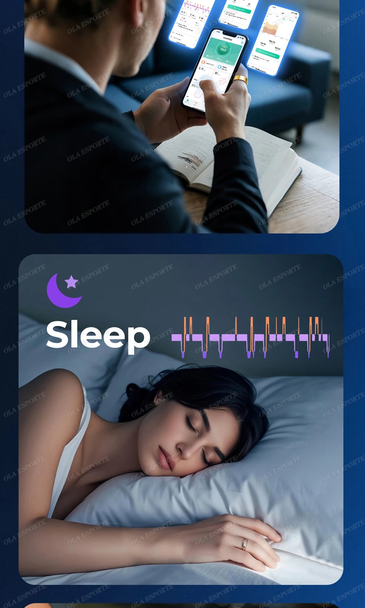 Anillo Inteligente R09 - Monitor de Salud y Sueño