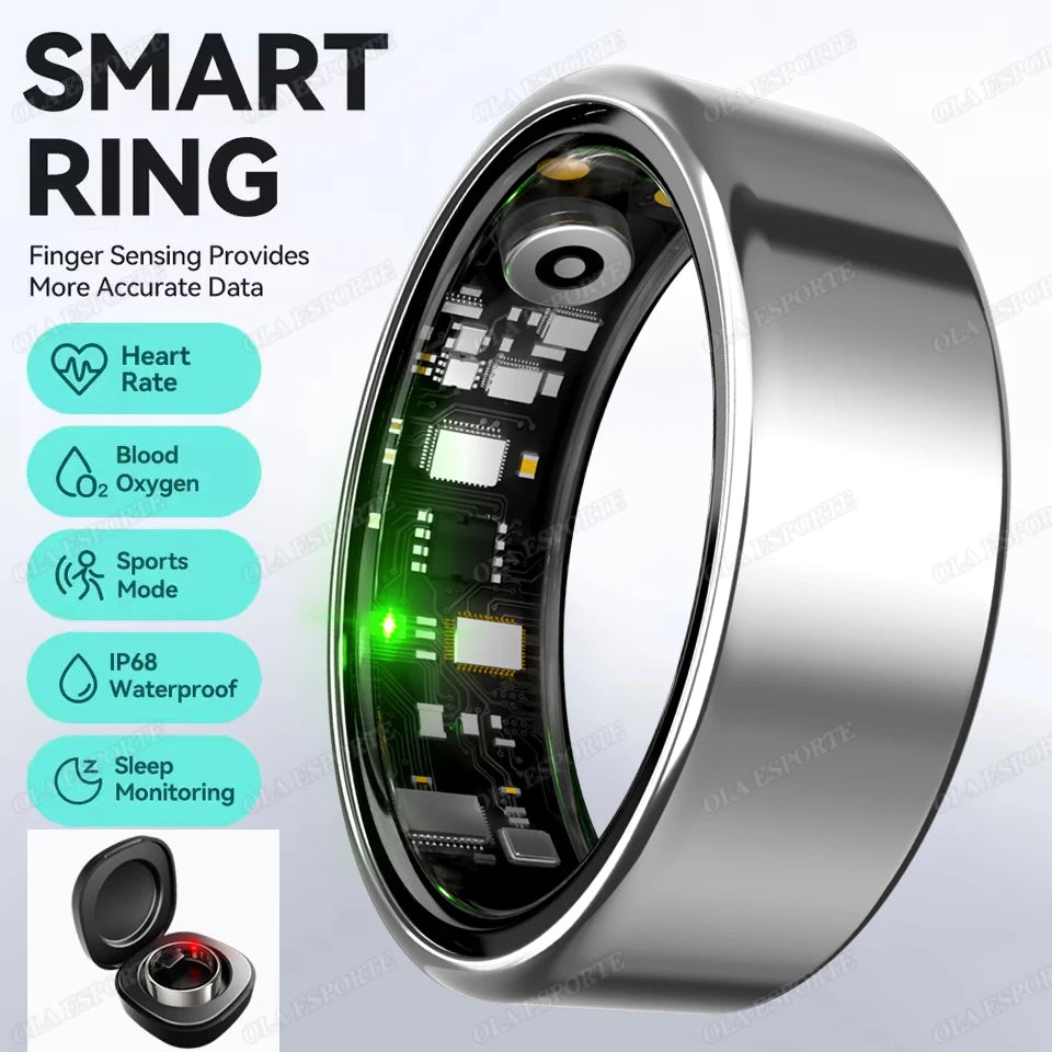 Anillo Inteligente R09 - Monitor de Salud y Sueño