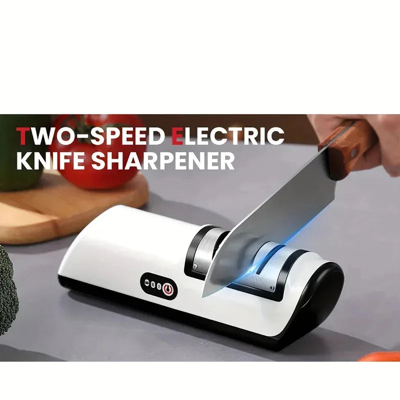 Afilador de Cuchillos Eléctrico Profesional – 4 Etapas de Precisión y Motor de Alto Rendimiento