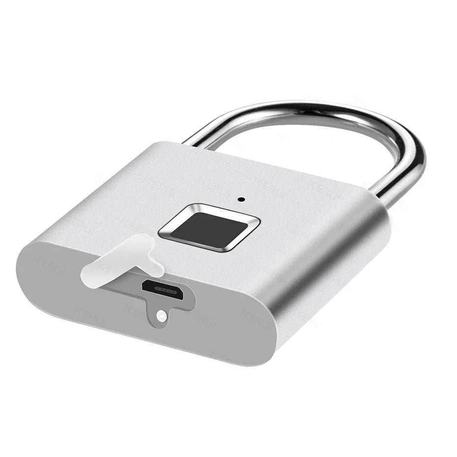 Candado Inteligente de Huella Digital – Seguridad Biométrica Sin Llaves y Recargable