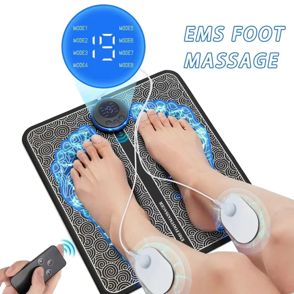 Tapete Masajeador de Pies EMS - Circulación y Relax