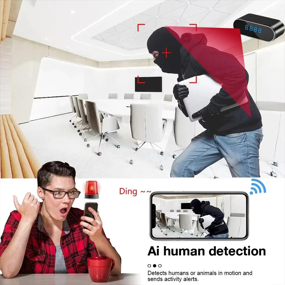 Mini Cámara WiFi 4K - Vigilancia Inteligente Pro