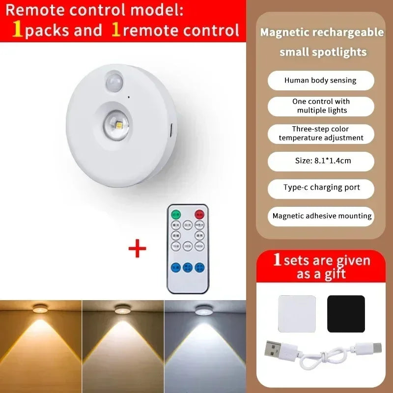 Luces LED con Sensor de Movimiento (Recargables)