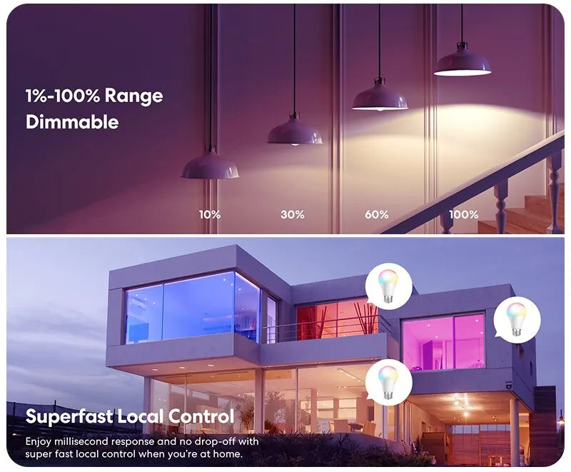 Foco Inteligente RGB - Control por App y Voz