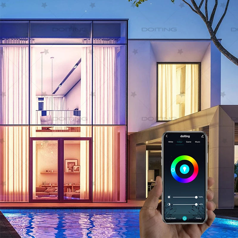 Lámpara LED Multicolor con Control Remoto