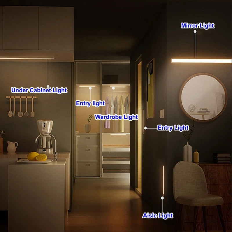 Barra LED con Sensor de Movimiento - Iluminación Automática