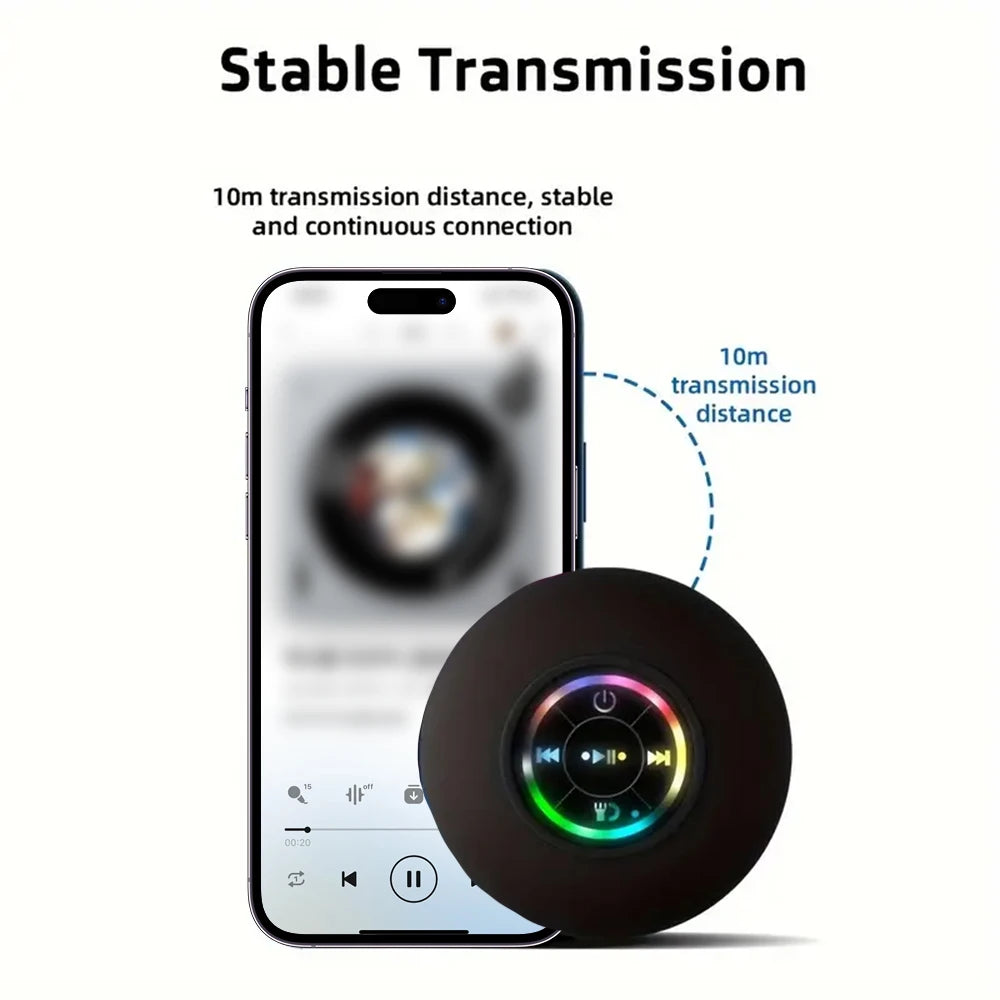 Altavoz Bluetooth Waterproof con Luz LED