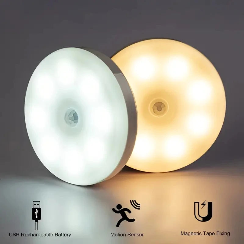 Lámpara LED con Sensor de Movimiento - Iluminación Inteligente Sin Cables