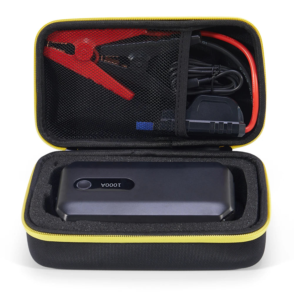 Estuche Rígido de Viaje EVA – Protector para Arrancador de Batería, Power Bank y Accesorios
