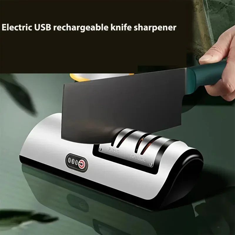 Afilador de Cuchillos Eléctrico Profesional – 4 Etapas de Precisión y Motor de Alto Rendimiento