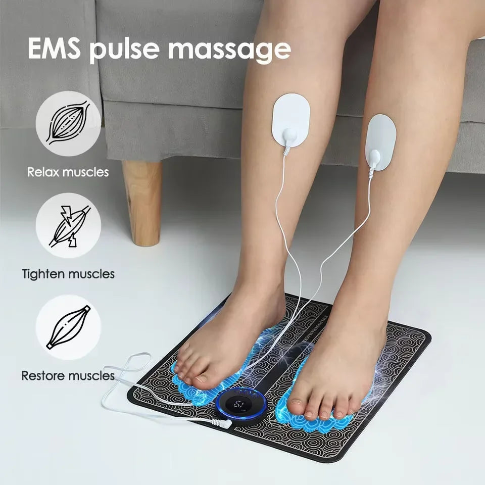 Tapete Masajeador de Pies EMS - Circulación y Relax