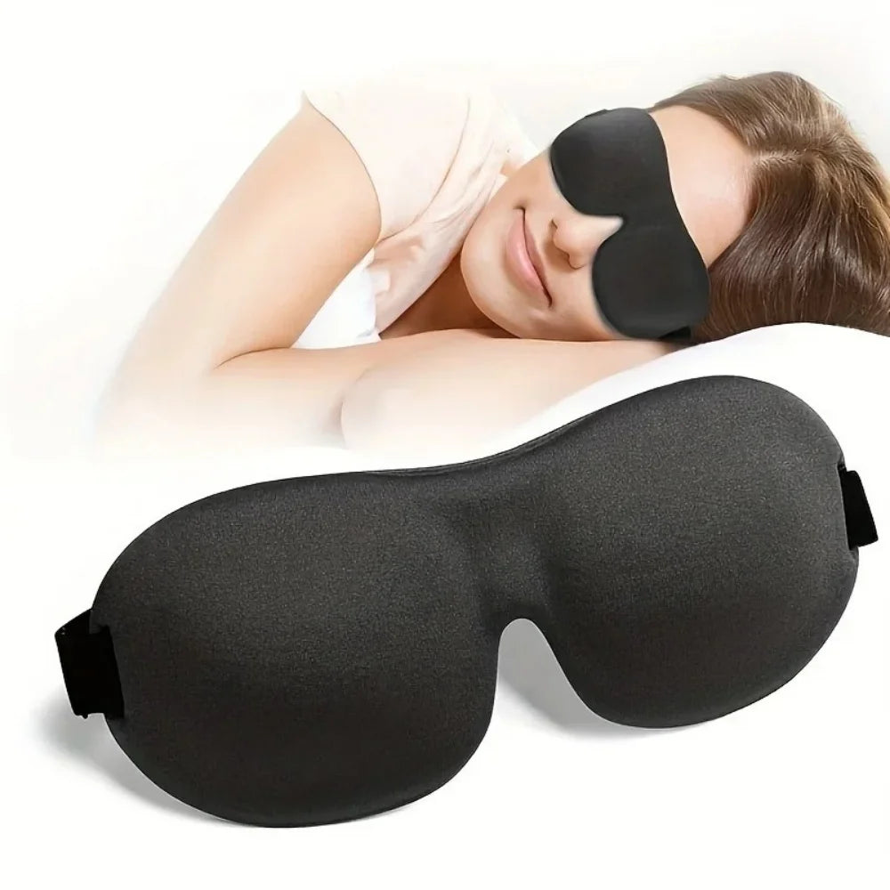 Antifaz para Dormir 3D de Memory Foam – Bloqueo Total de Luz y Confort Premium