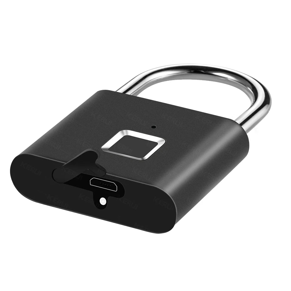 Candado Inteligente de Huella Digital – Seguridad Biométrica Sin Llaves y Recargable