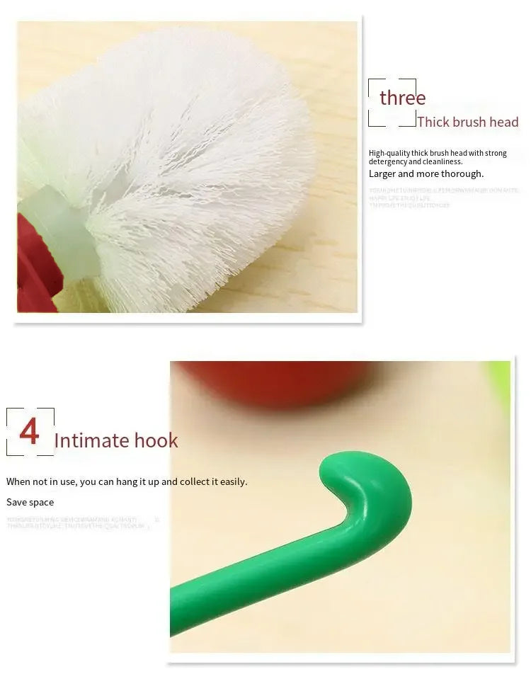 Cepillo de Baño Creativo Forma de Cereza – Diseño Único y Divertido