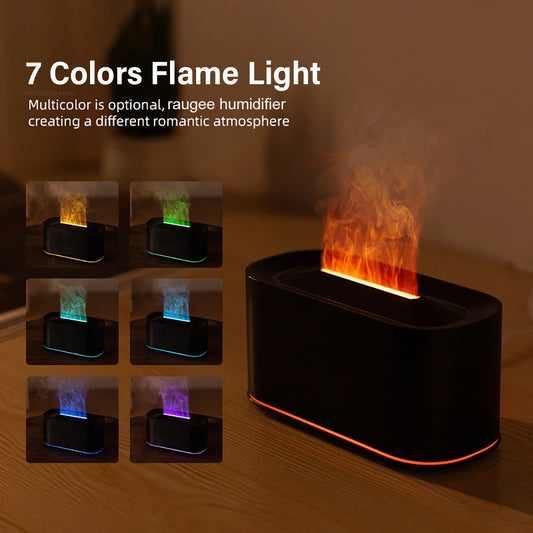 Humidificador de Llama Zen - Efecto Fuego y Aroma