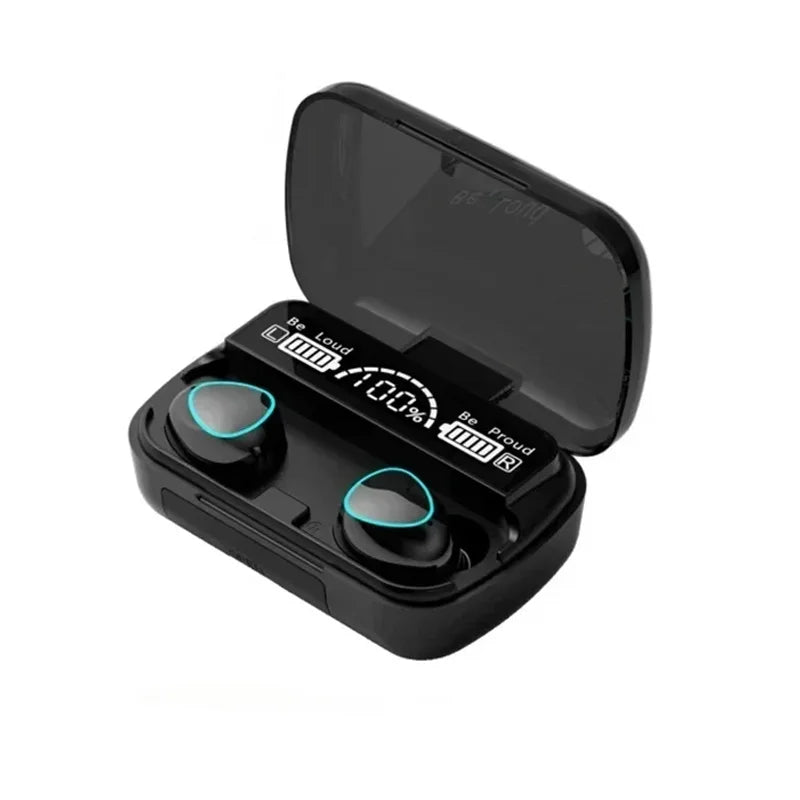 Audífonos Inalámbricos M10 TWS – Sonido Hi-Fi, Power Bank y Pantalla LED