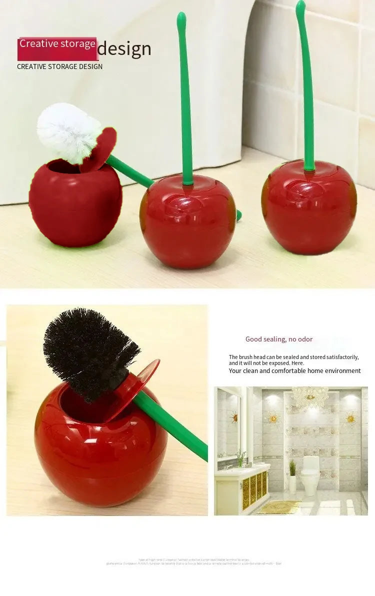 Cepillo de Baño Creativo Forma de Cereza – Diseño Único y Divertido