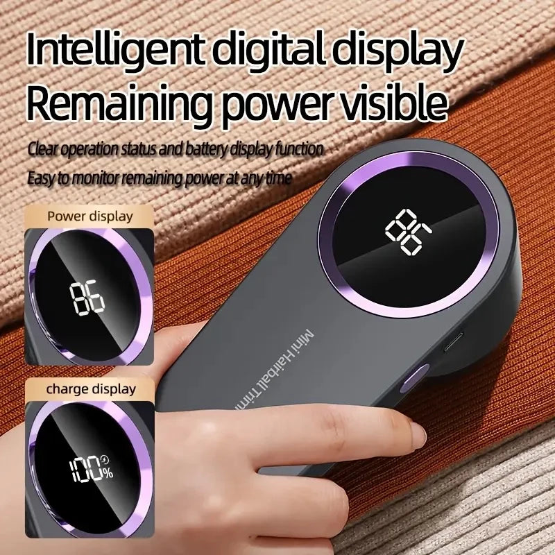 Quitapelusa Eléctrico Pro - Pantalla Digital y Carga USB