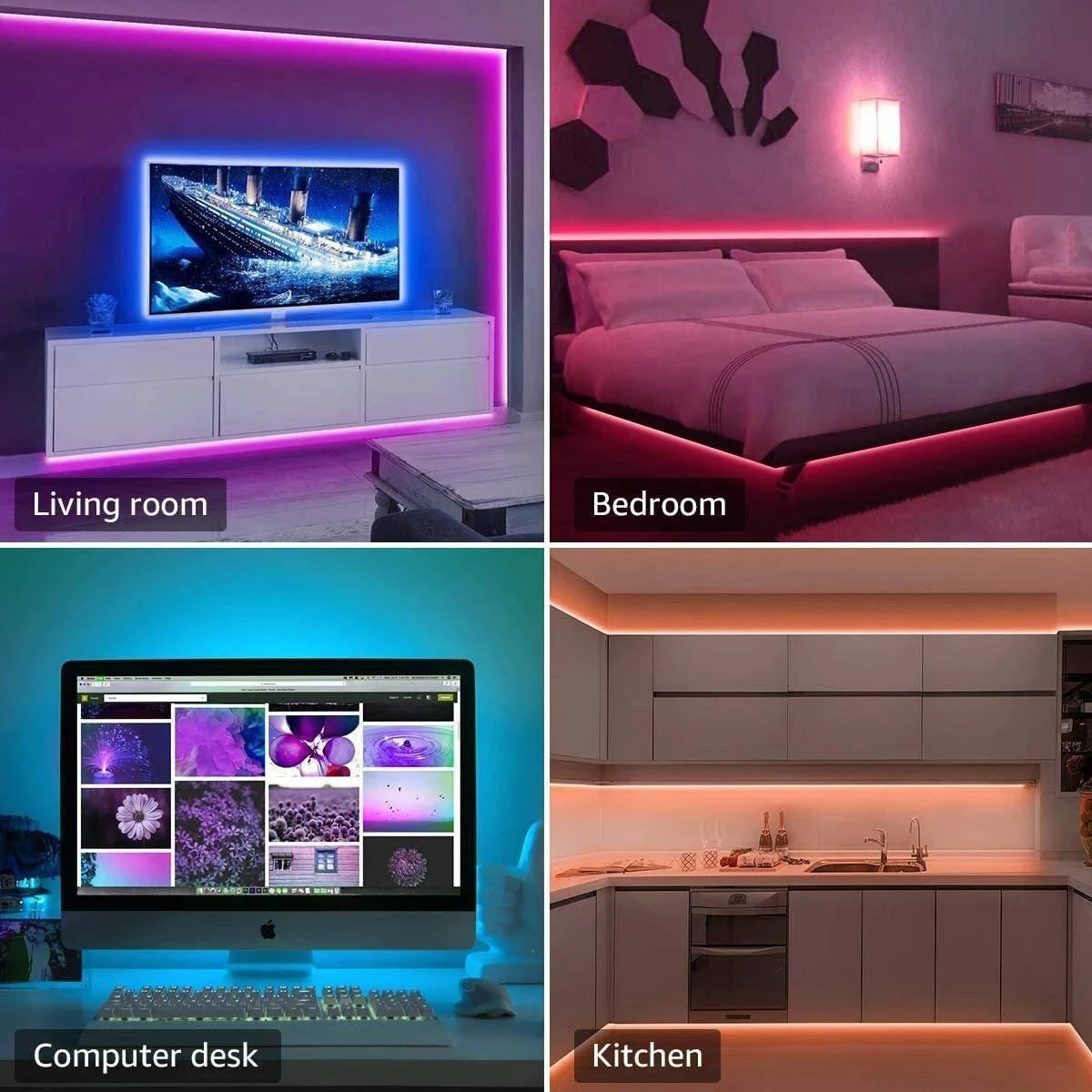 Tira LED RGB Inteligente - Ambientación Gaming