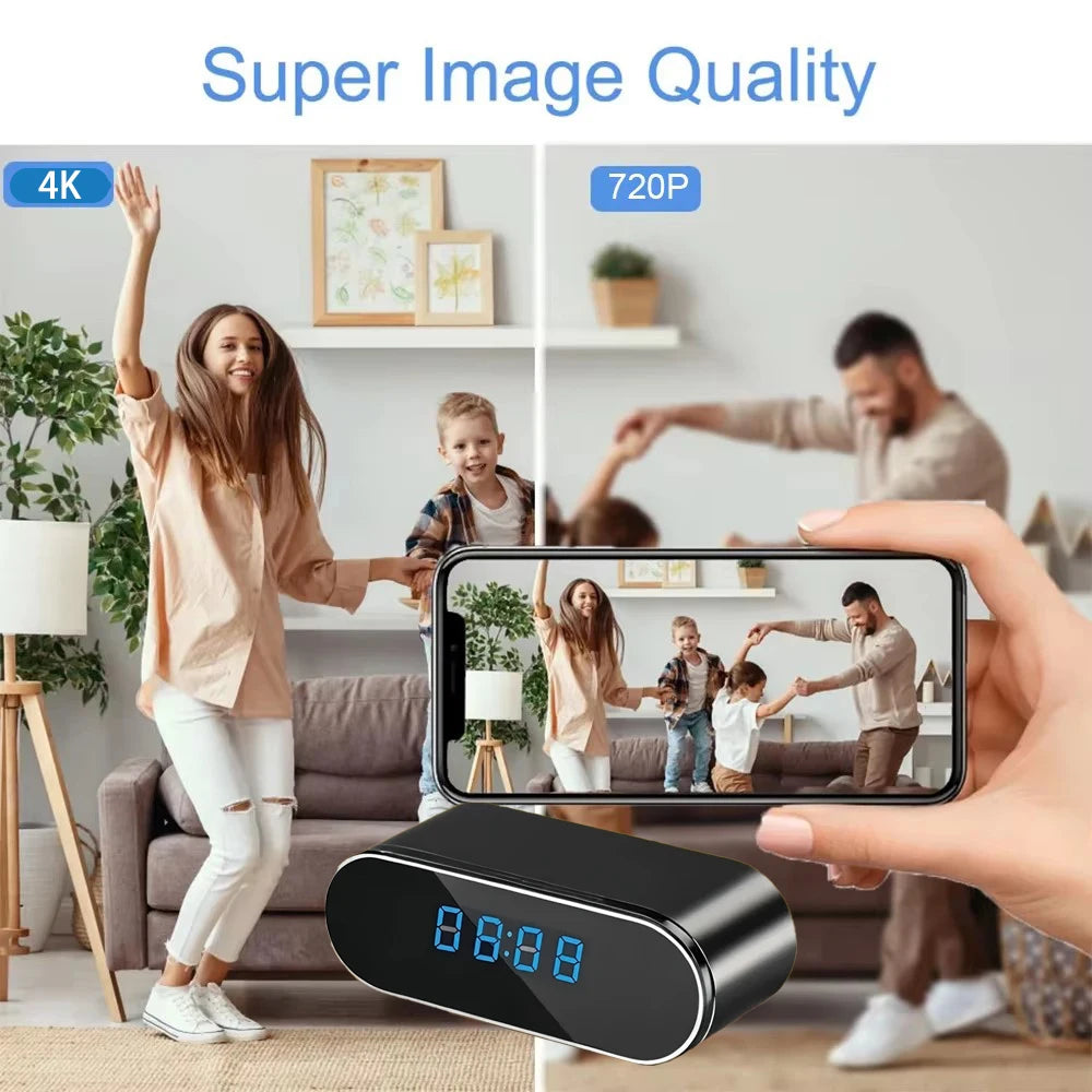Mini Cámara WiFi 4K - Vigilancia Inteligente Pro
