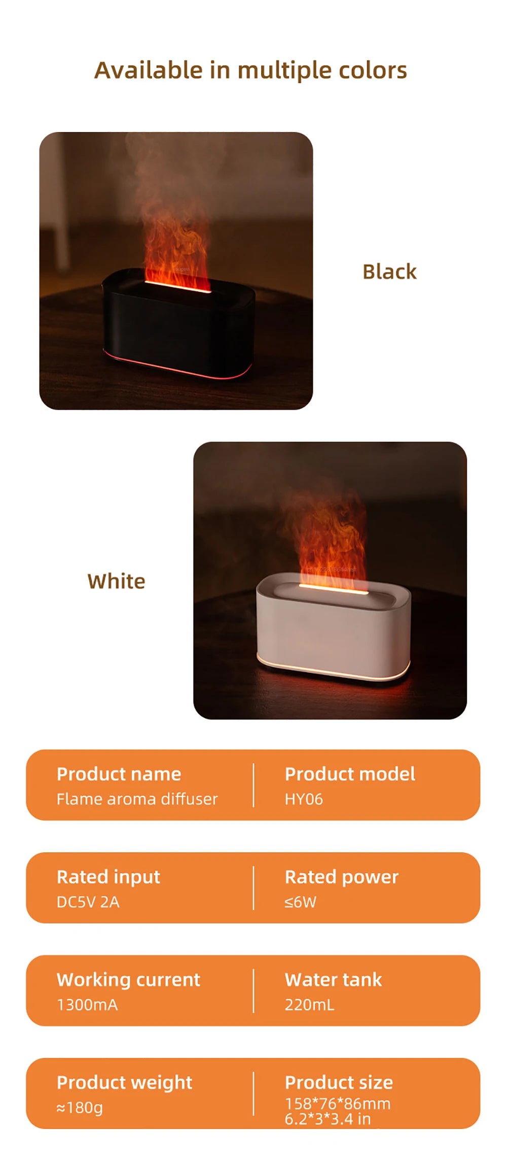 Humidificador de Llama Zen - Efecto Fuego y Aroma