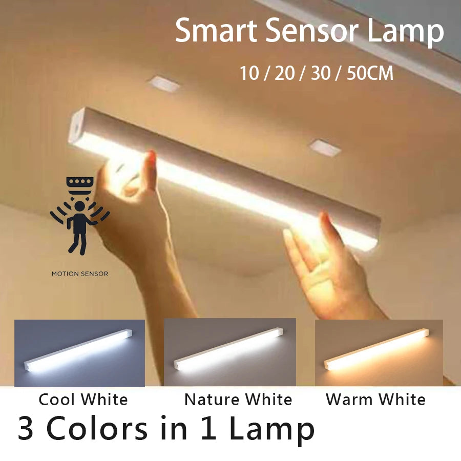 Barra LED con Sensor de Movimiento - Iluminación Automática