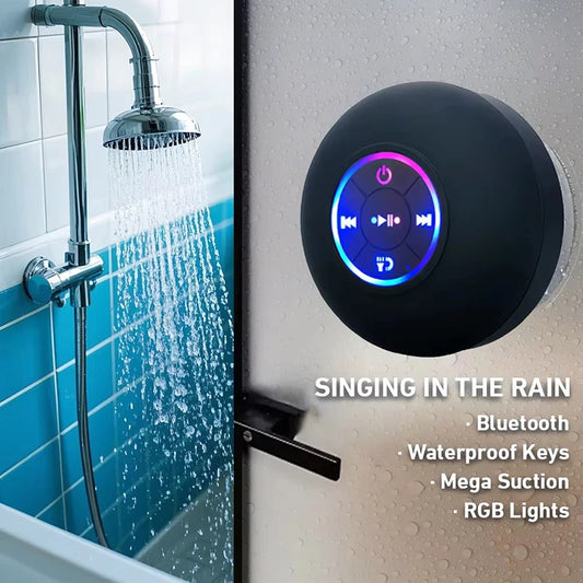 Altavoz Bluetooth Waterproof con Luz LED