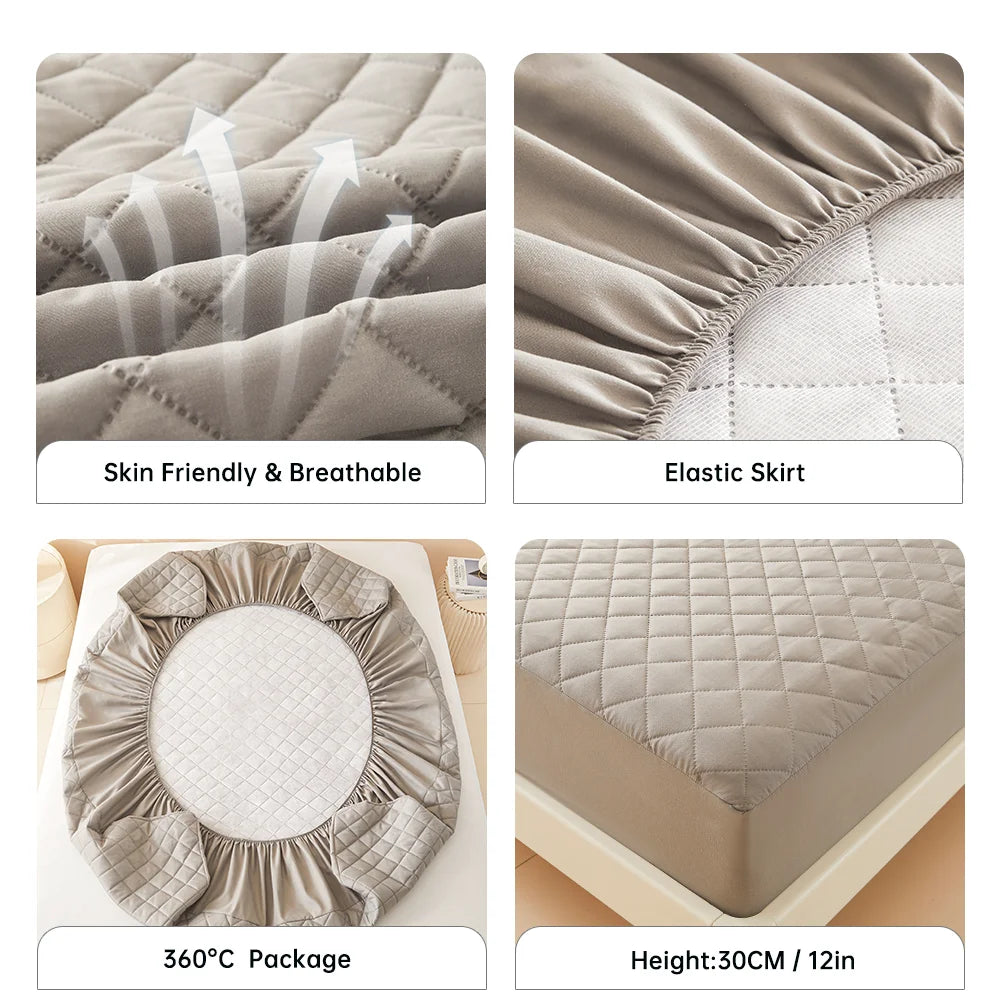 Protector de Colchón Impermeable 3D Air Fabric – Suave, Transpirable y Anti-Ácaros