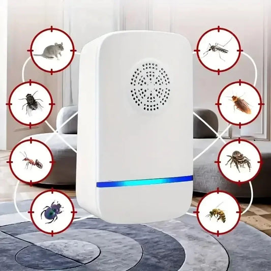 Repelente Ultrasónico de Plagas Pro - Hogar Libre de Insectos