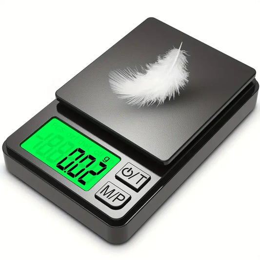 Báscula Digital de Alta Precisión (0.1g - 1000g) – Compacta y Portátil