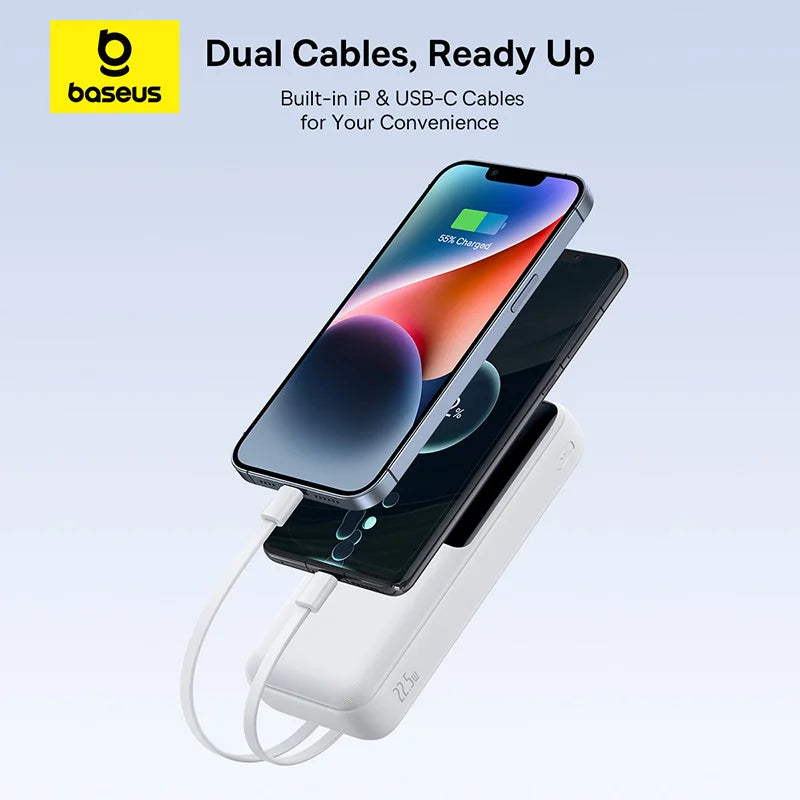 Batería Externa 20,000 mAh Carga Rápida