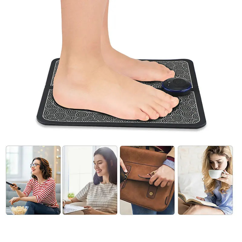 Tapete Masajeador de Pies EMS - Circulación y Relax