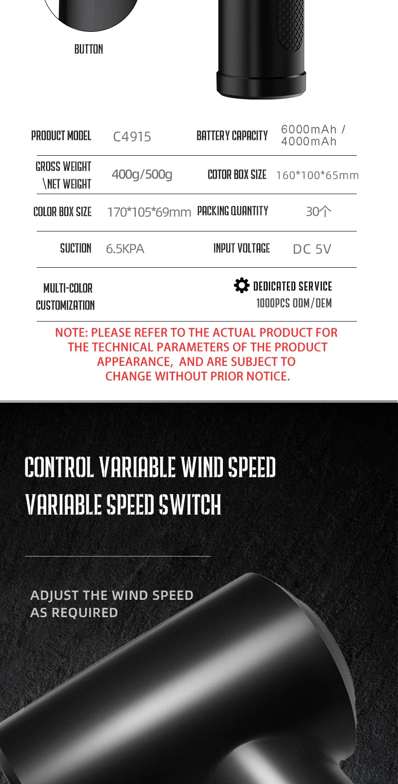 Soplador de Aire Comprimido Eléctrico – Limpiador Recargable para PC, Teclado y Auto