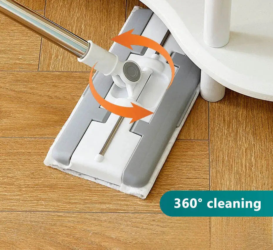 Mopa Inteligente 360° con Sistema de Clip – Limpieza Electrostática y Versátil