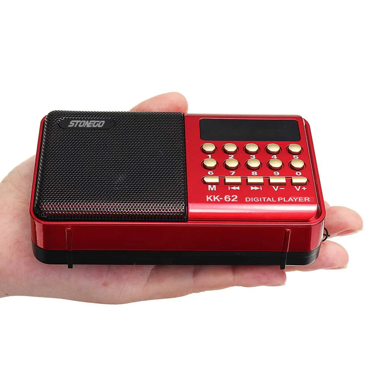 Radio Digital Portátil Hi-Fi - Sonido Potente y Batería Recargable